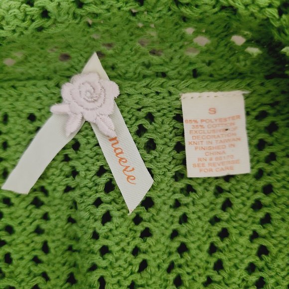 Vintage Maeve Y2K Fashion Crocheted Tie Top - Picture 4 of 4